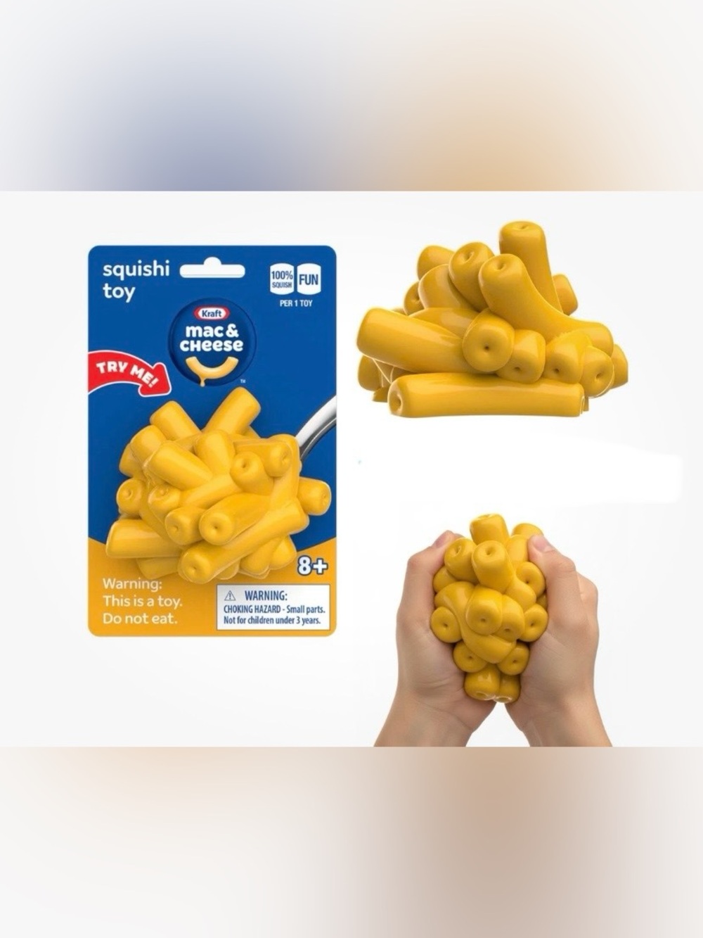 Kraft Mac & Cheese Dinner® Squishi Toy!